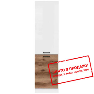 Тумба Junona Line D2D/50/195 L білий глянець/дуб д...